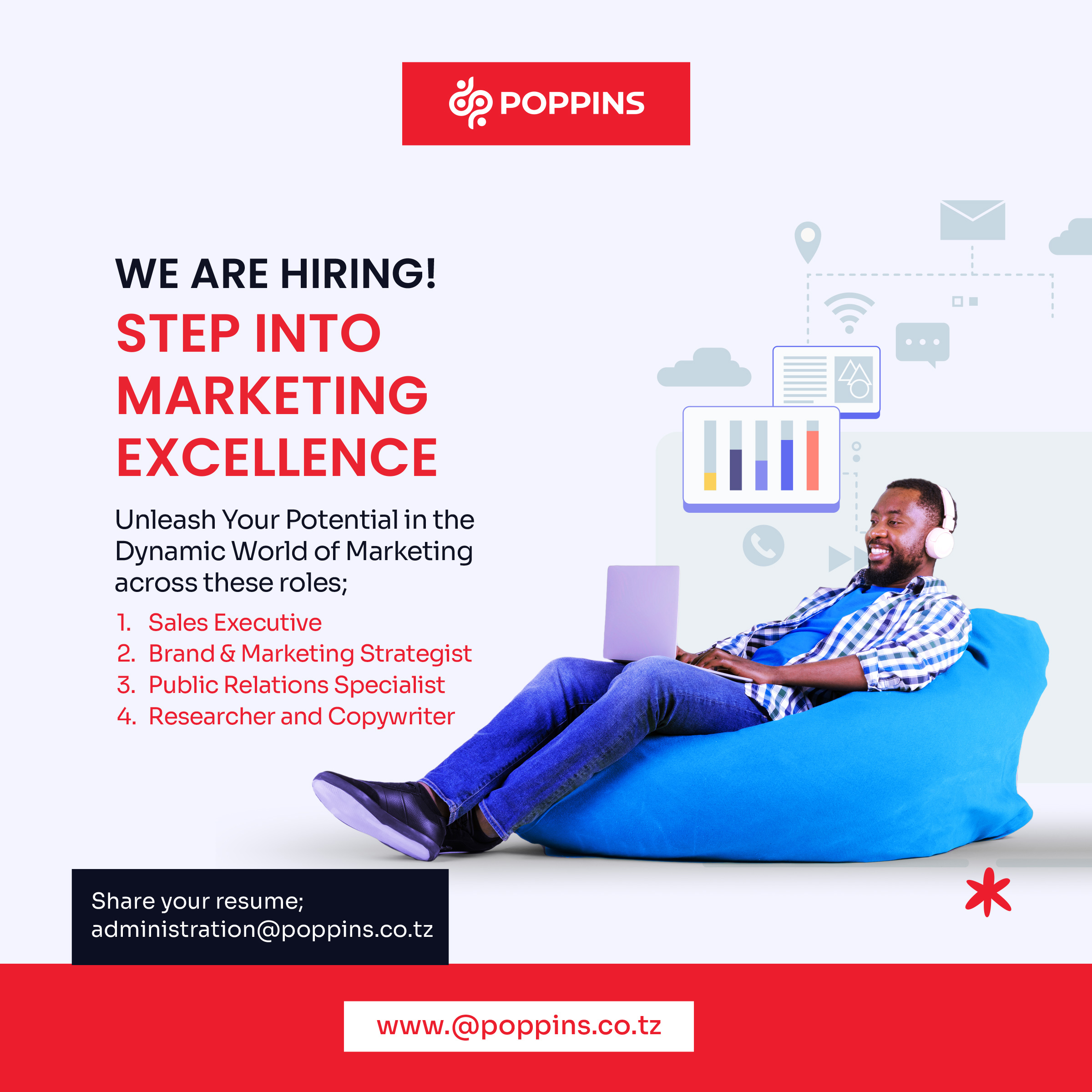 JOIN THE TEAM AT THE LEADING CREATIVE AGENCY IN TANZANIA